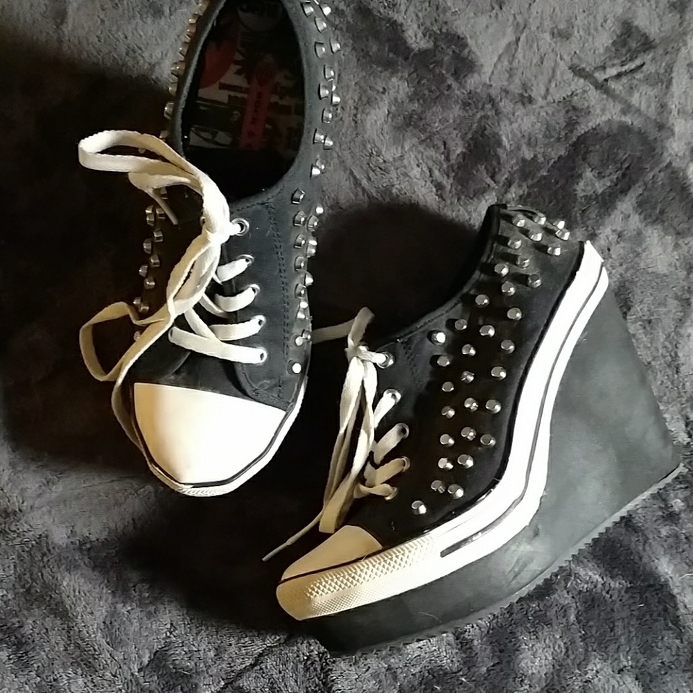 Rock and Candy Platform Studded Shoes